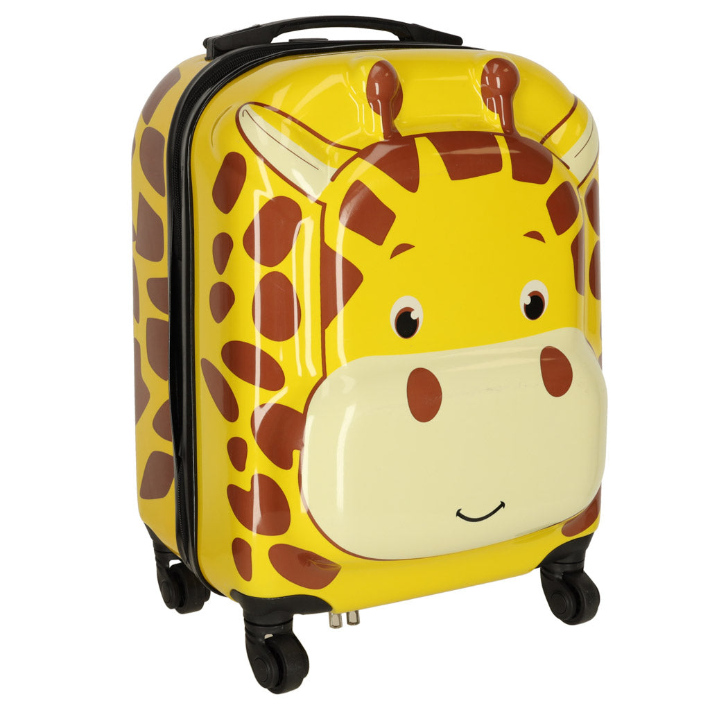 Zsiráf gurulós bőrönd