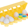 Fejlesztő válogató oktatójáték tojás formákkal