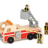 Tryco Fából készült tűzoltóautó