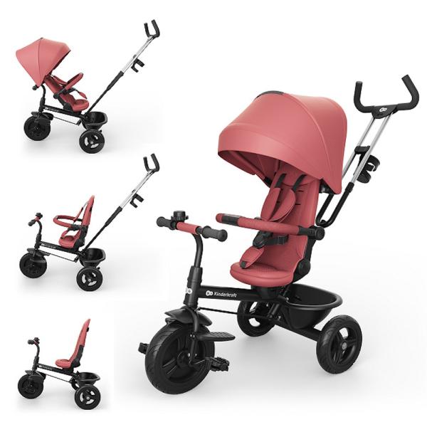 Kinderkraft tricikli Aston 2 Plus pink