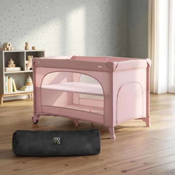 DOS utazóágy 2 szintes, kibújóval PINK