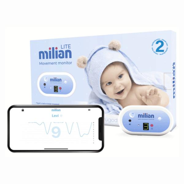 Milian Lite Bluetooth légzésfigyelő - 2 db érzékelőlappal