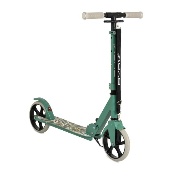 Byox Flurry nagy 2 kerekű roller 100 kg-ig, sötét zöld