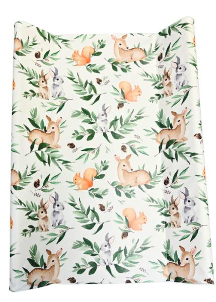DOMBABY Pelenkázó lap kemény  M70x50 cm  ŐZIKE ZÖLD