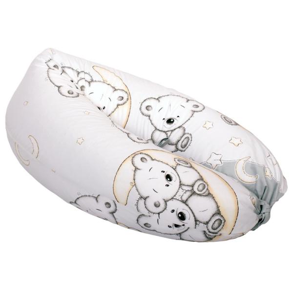 DOMBABY terhességi és szoptatós párna 30x120 cm MACIS SZÜRKE