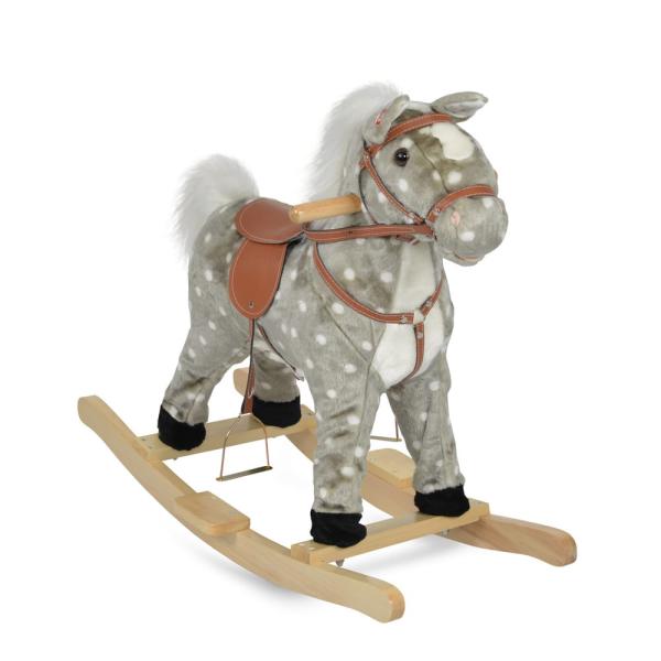 HINTALÓ 70cm SPOTTY pöttyös SZÜRKE