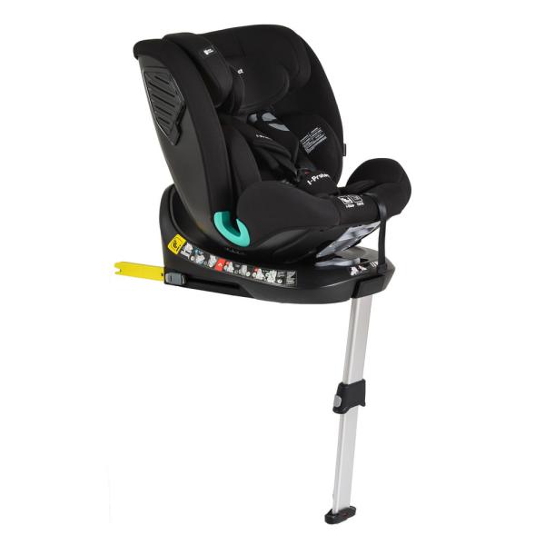 i-PROTECT autós ülés 40-150cm támasztólábbal 360 forgatható FEKETE