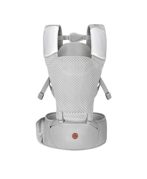 MISTRAL bébi hordozó 3 poziciós, ergonomikus, hálós VSZÜRKE