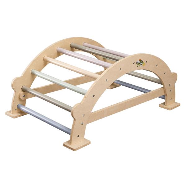 PIKLER Montessori fa mászóhíd és hinta 92 × 43 cm natúr