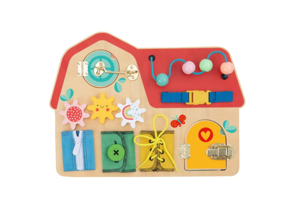 Tooky Toy Montessori matatófal - készségfejlesztő játék