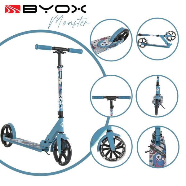 Byox Monster roller, kék