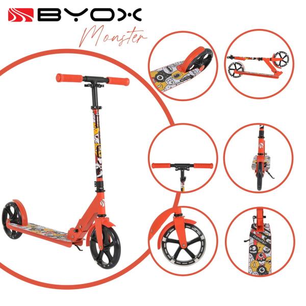 Byox Monster roller, piros