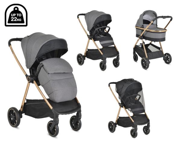 Cangaroo Hydra 2in1 babakocsi szürke