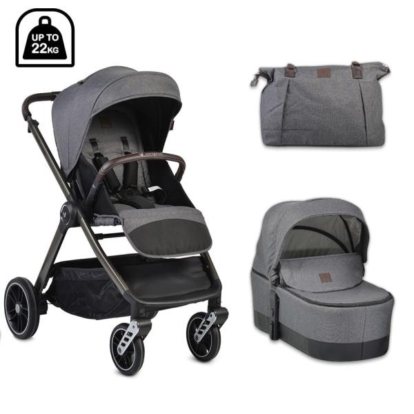 Cangaroo Macan 2in1 babakocsi, szürke