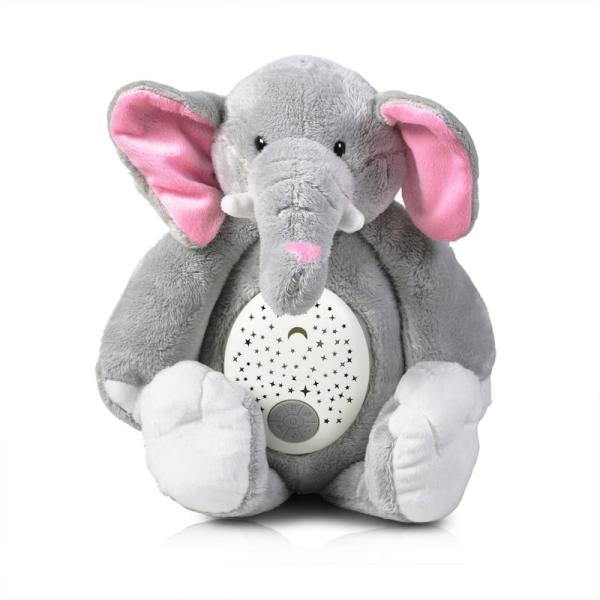 Moni Toys Lamp éjjeli lámpa elefánt plüss projector