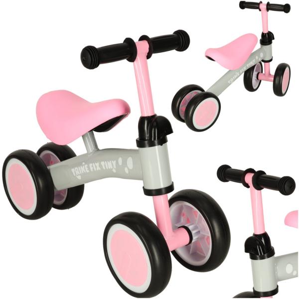 Négykerekű futóbicikli, rózsaszín - TRIKE FIX TINY