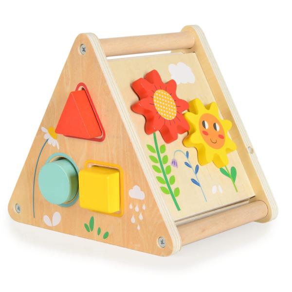 Tooky Toy bedugós fajáték háromszög