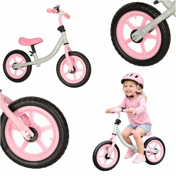 Trike Fix Balance futóbicikli gyerekeknek fehér-rózsaszín