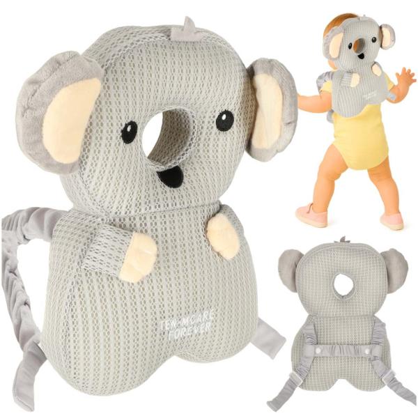 Járástanuláshoz hátizsák fejvédő párnával, esés elleni védelemmel, koala