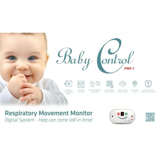 Baby Control Pro 1 légzésfigyelő készülék 28x47cm-es 1 lappal
