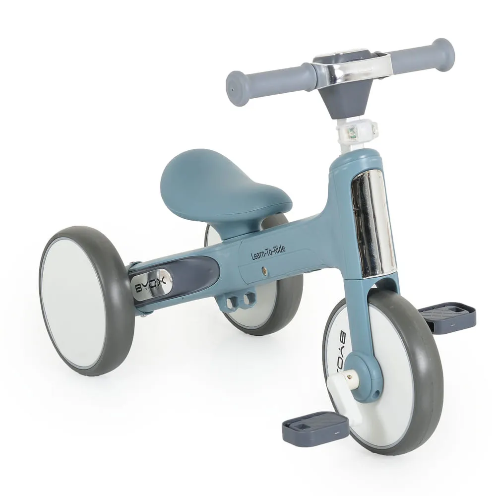Byox Learn-to-Ride 2in1 mini futóbicikli és tricikli, kék