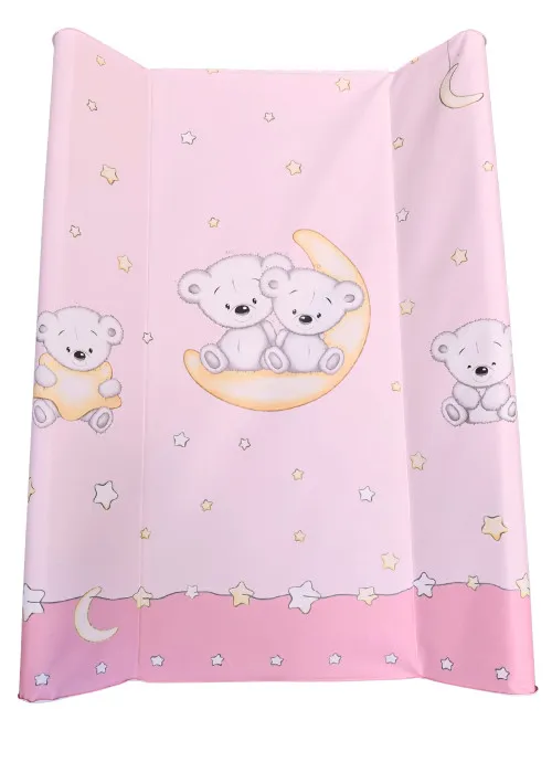 DOMBABY Pelenkázó lap kemény M70x50 cm Macis PINK