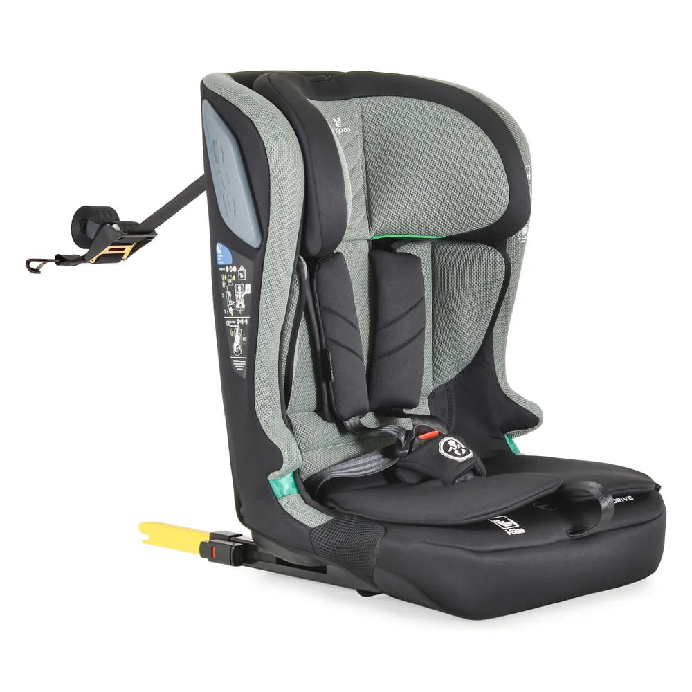 iDRIVE autós ülés 76-150cm TWILL ZÖLD