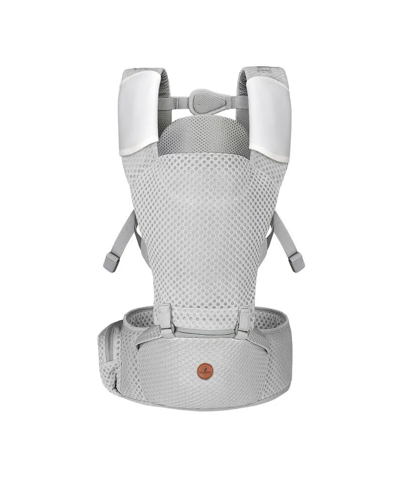 MISTRAL bébi hordozó 3 poziciós, ergonomikus, hálós VSZÜRKE