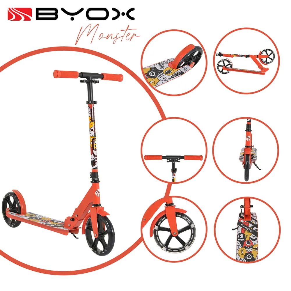 Byox Monster roller, piros