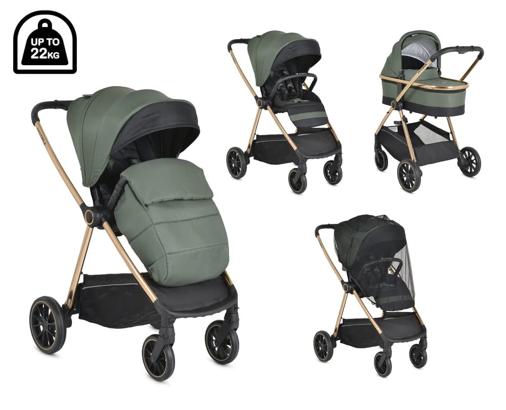 Cangaroo Hydra 2in1 babakocsi zöld