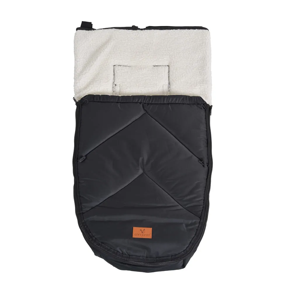 Cangaroo Luxe babakocsi bundazsák 42x80 cm hordozós fekete