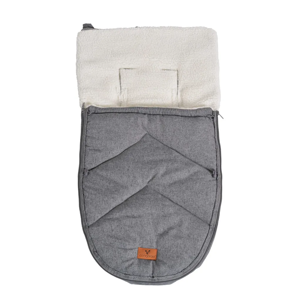 Cangaroo Luxe babakocsi bundazsák 42x80cm hordozós szürke