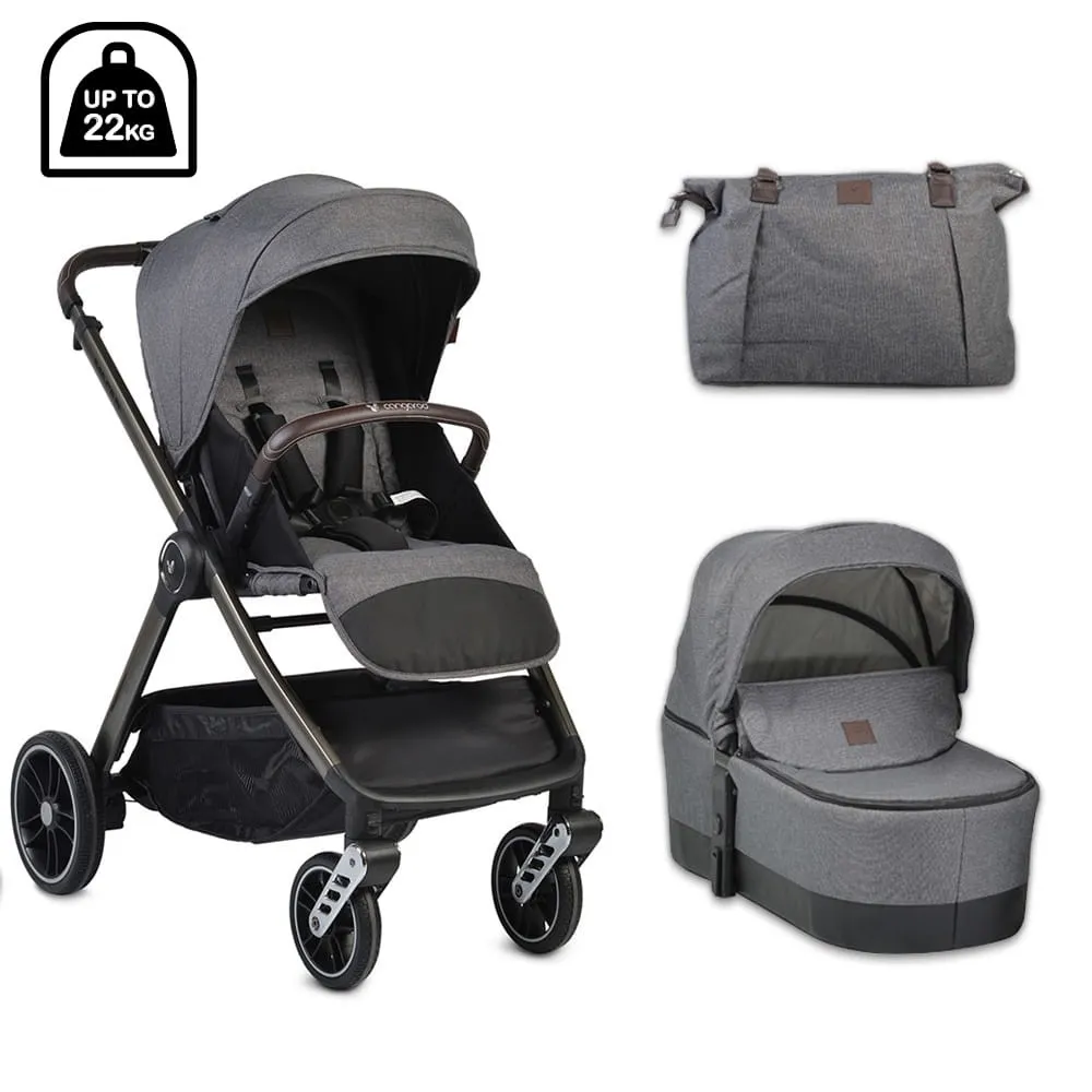 Cangaroo Macan 2in1 babakocsi, szürke
