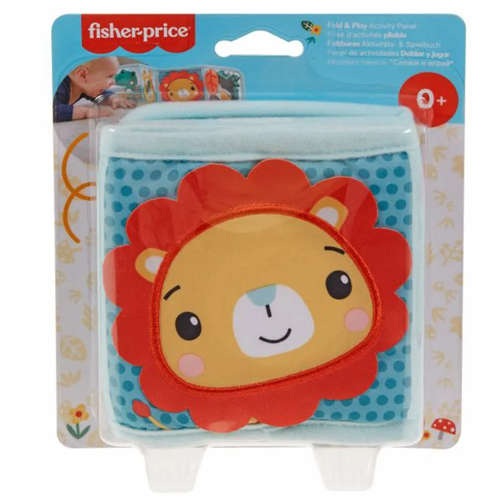 Fisher-Price Puha kihajtogatható foglalkoztatókönyv - Oroszlán