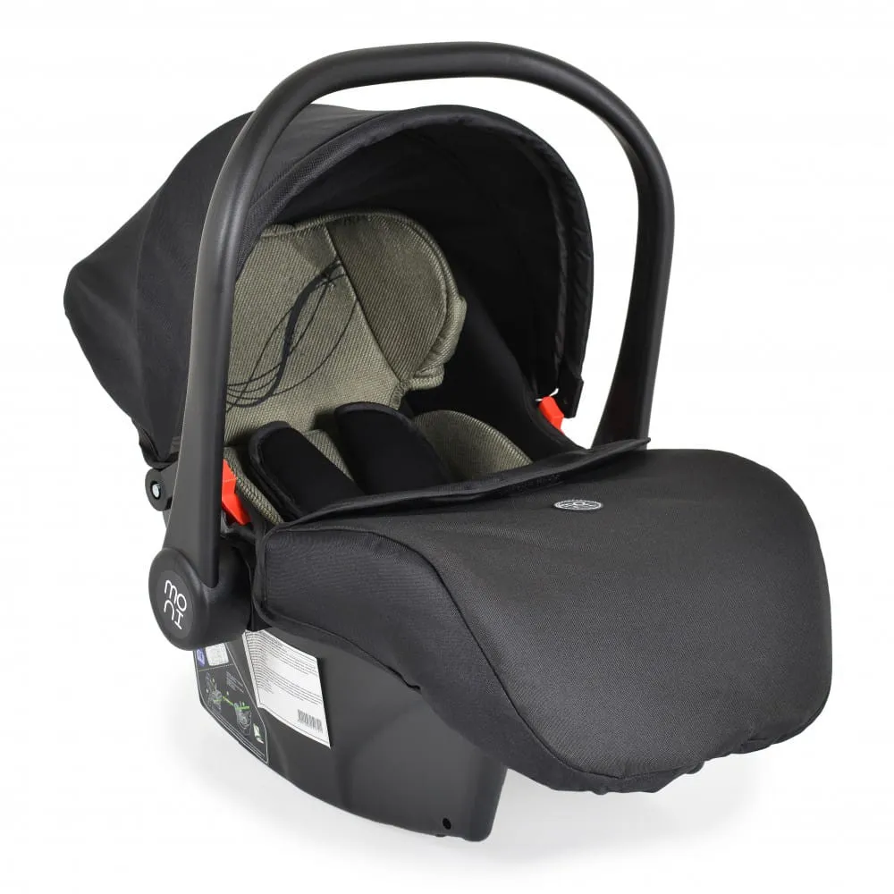 Moni Multi autós hordozó i-size 40-87cm, zöld