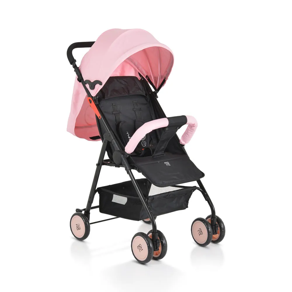 MONI Capri babakocsi nyári dupla első kerék pink