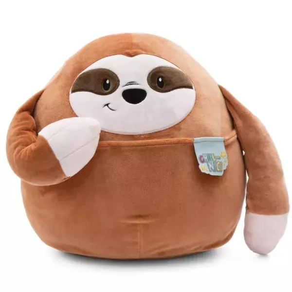 Nici: Lajhár párna plüss - 30 cm